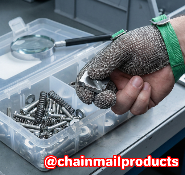 Cut-Resistant Stainless Steel Chainmail Perfect for Extreme Work Environments